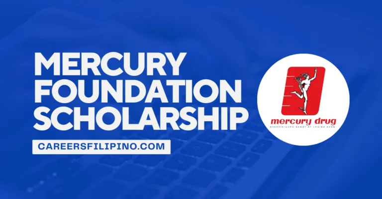 Mercury Drug Foundation Pharmacy Scholarship