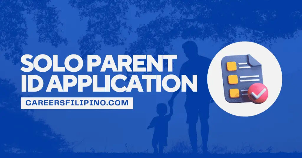 Solo Parent Id Application Form
