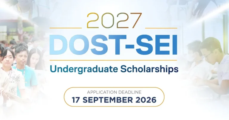 DOST Scholarship 2027 Online Application | Apply Now