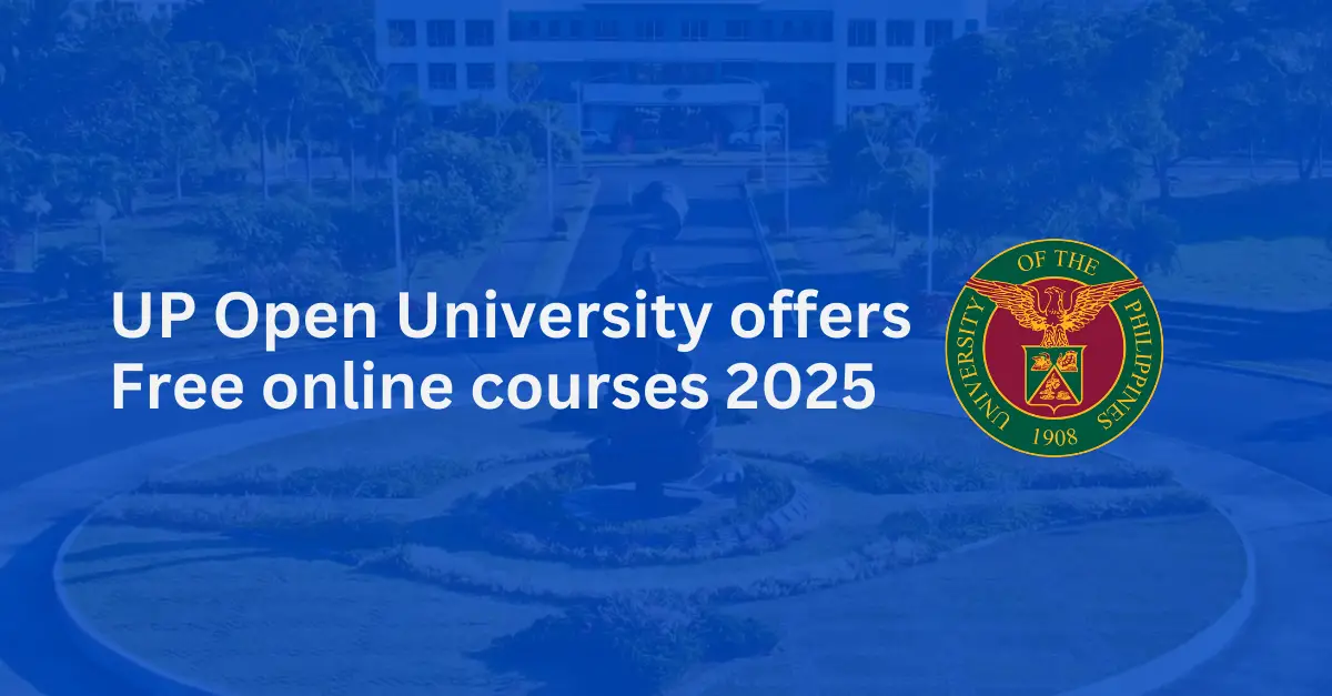 UP Open University offers Free online courses for 2025