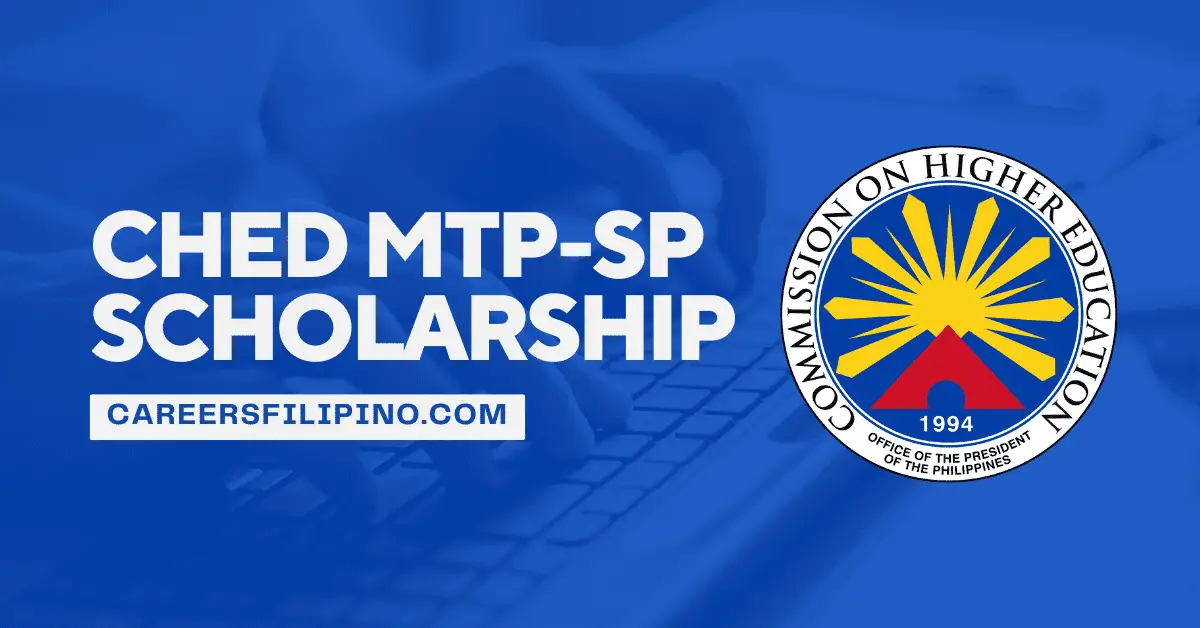 CHED MTP-SP - Medical Technologists and Pharmacists Scholarship is Open to Apply